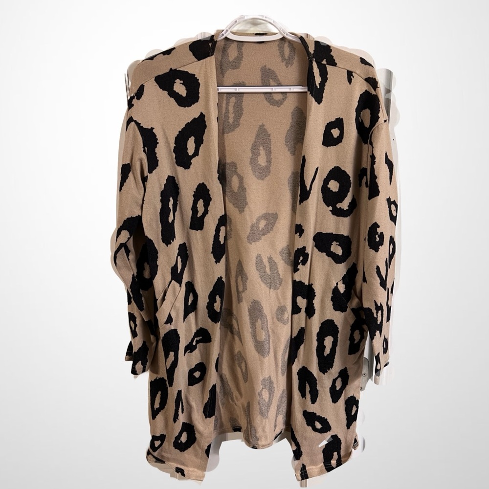 Mid Length Printed Cardigan